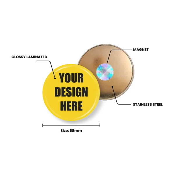 Fridge Magnet - 58mm