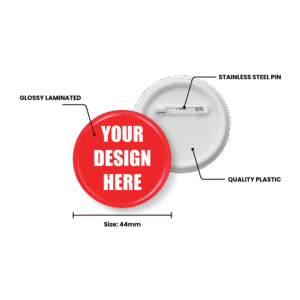 Button Badge - 44mm